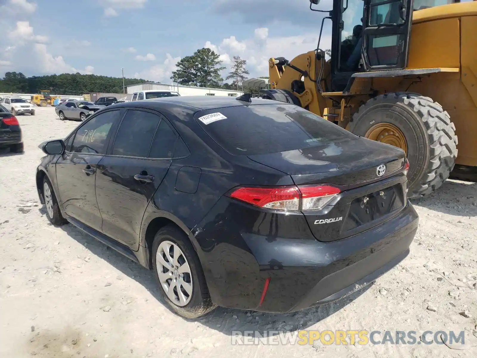 3 Photograph of a damaged car JTDEPMAE0MJ142111 TOYOTA COROLLA 2021