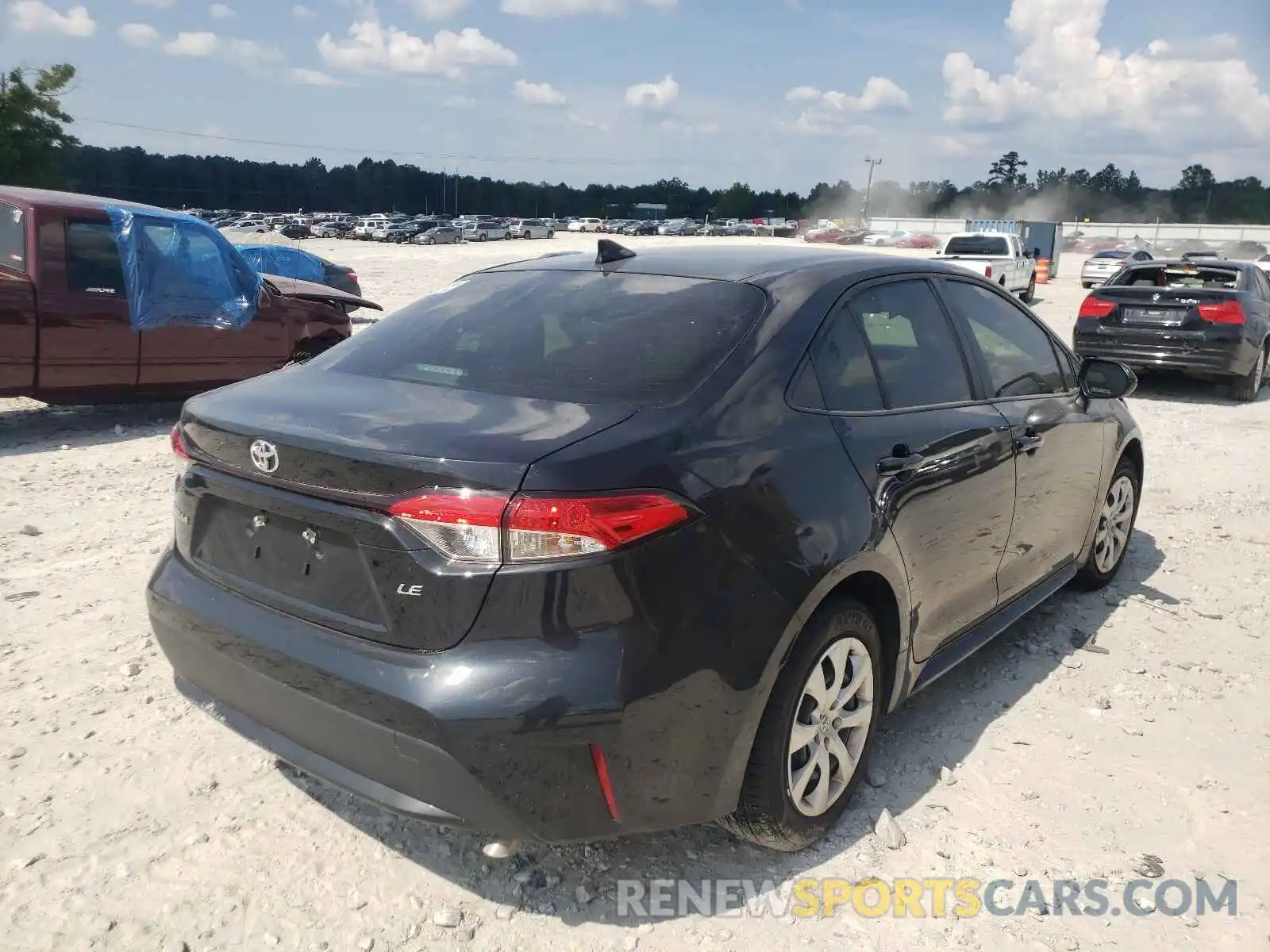 4 Photograph of a damaged car JTDEPMAE0MJ142111 TOYOTA COROLLA 2021