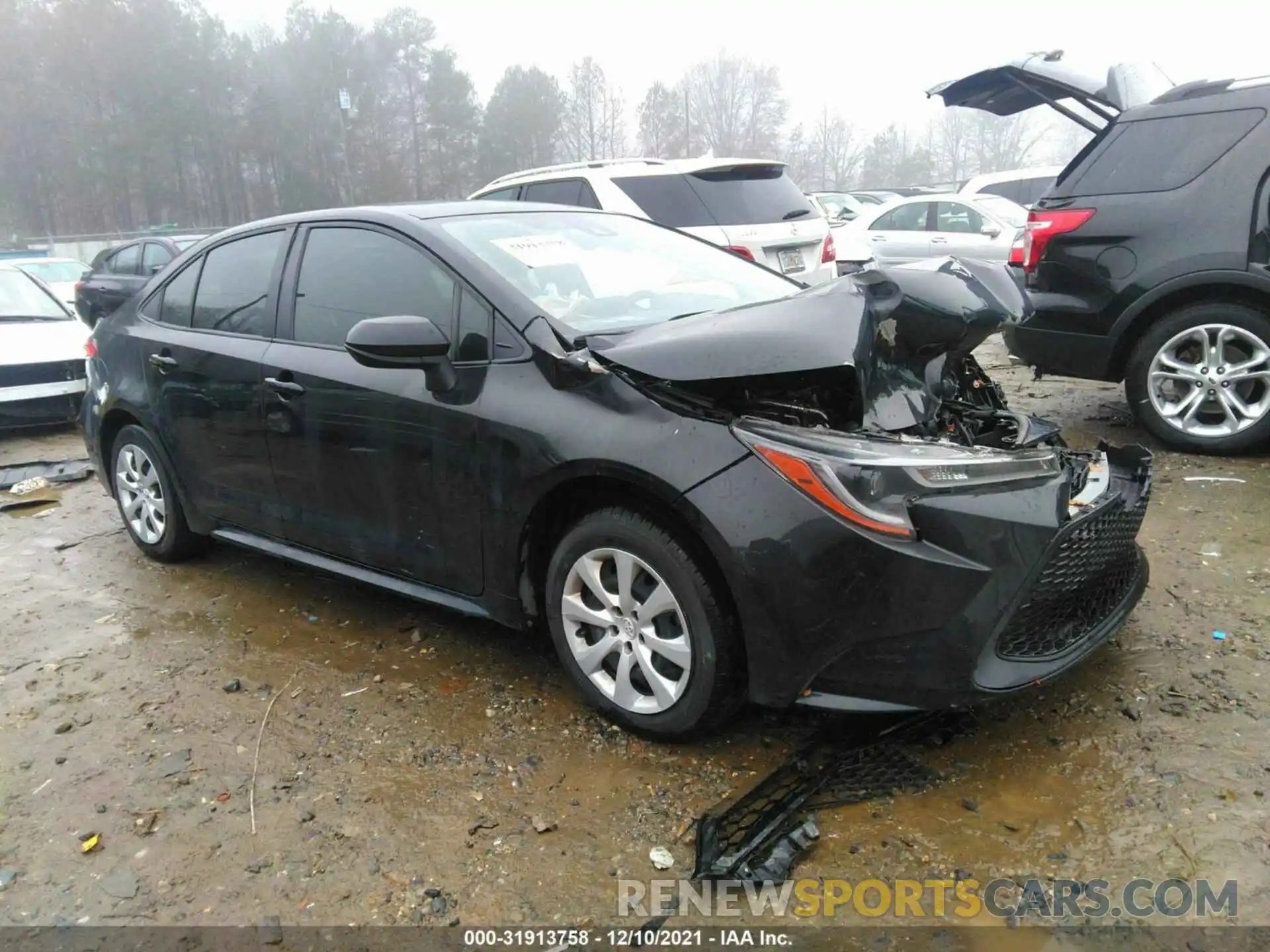 1 Photograph of a damaged car JTDEPMAE0MJ142156 TOYOTA COROLLA 2021