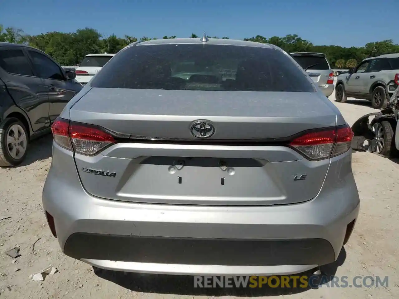 6 Photograph of a damaged car JTDEPMAE0MJ142349 TOYOTA COROLLA 2021