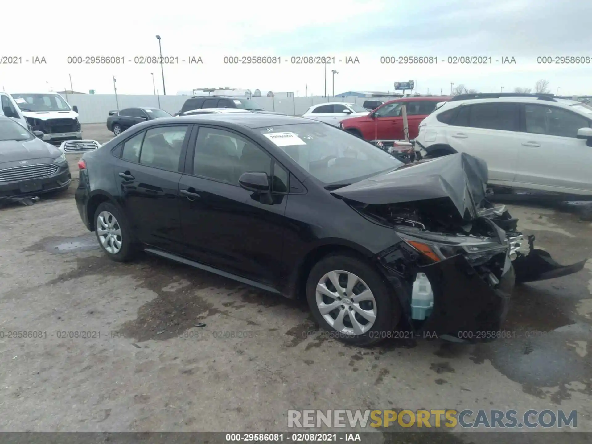 1 Photograph of a damaged car JTDEPMAE0MJ142870 TOYOTA COROLLA 2021