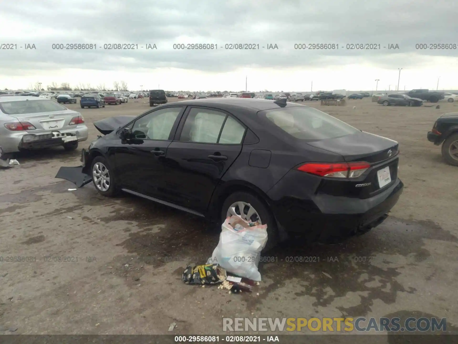 3 Photograph of a damaged car JTDEPMAE0MJ142870 TOYOTA COROLLA 2021