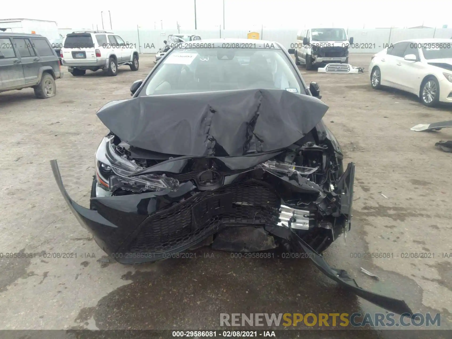 6 Photograph of a damaged car JTDEPMAE0MJ142870 TOYOTA COROLLA 2021