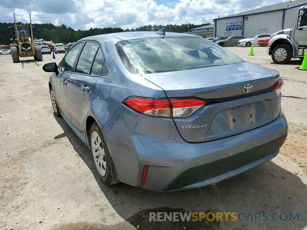 3 Photograph of a damaged car JTDEPMAE0MJ143579 TOYOTA COROLLA 2021