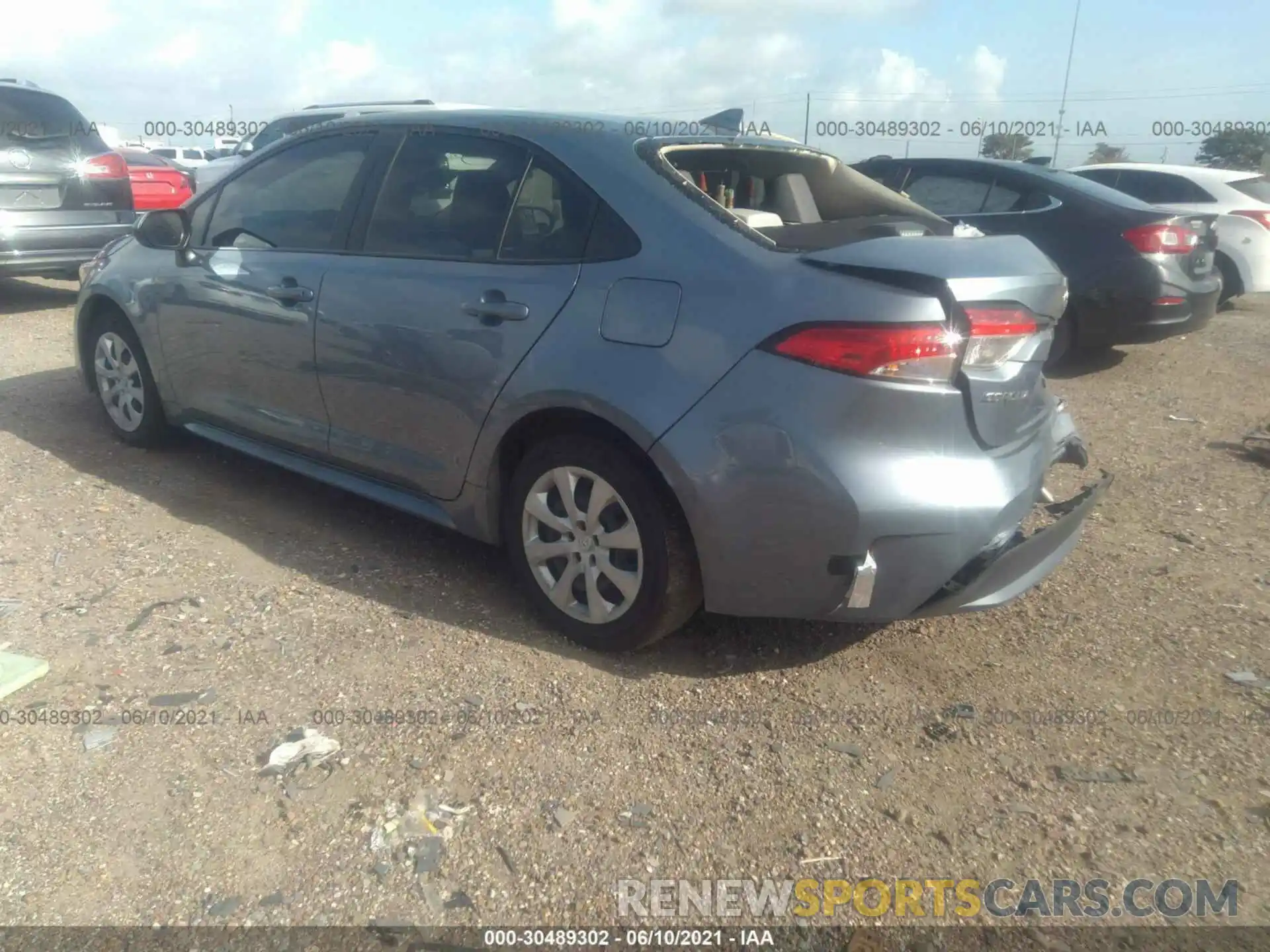 3 Photograph of a damaged car JTDEPMAE0MJ144098 TOYOTA COROLLA 2021