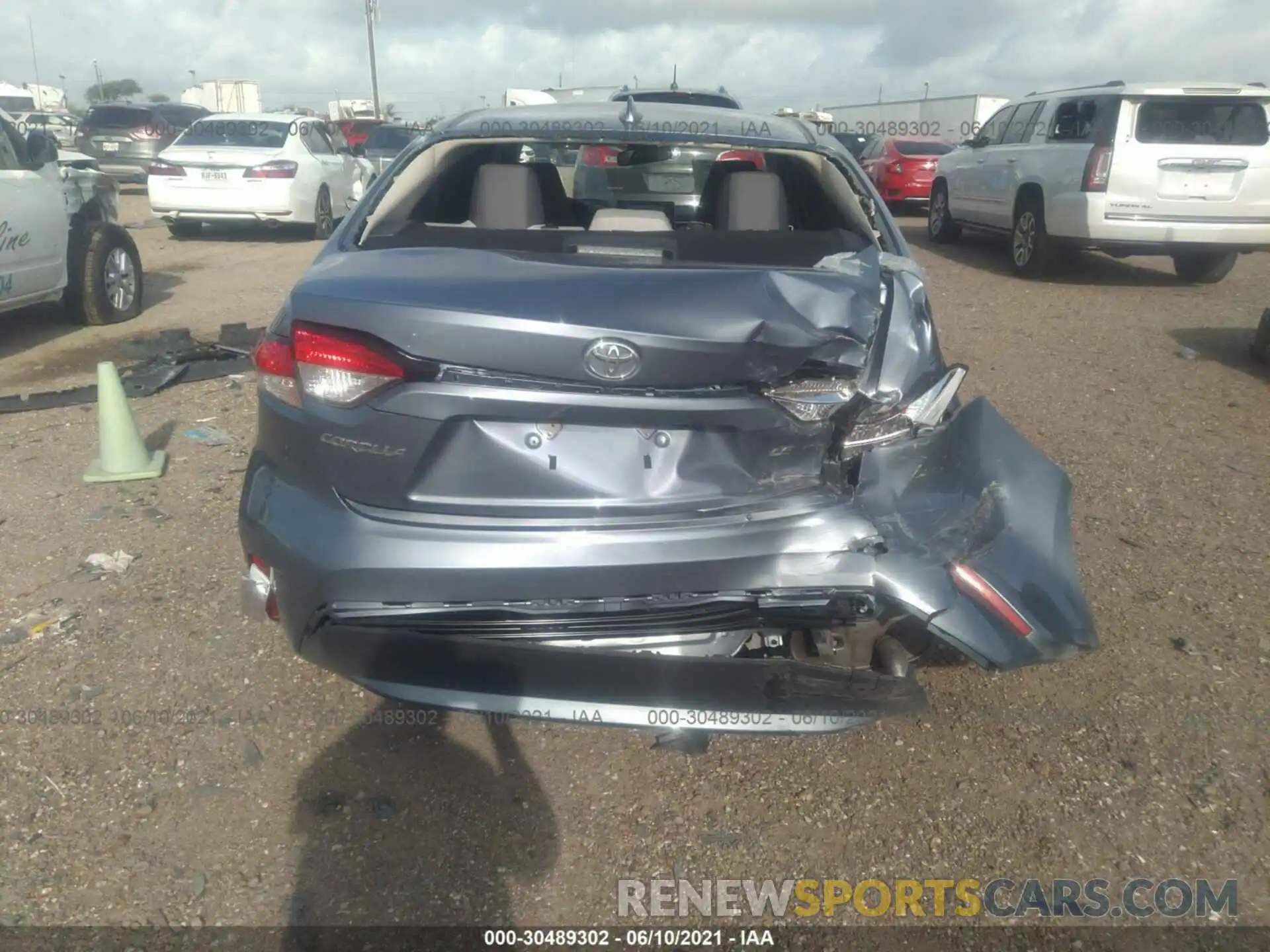 6 Photograph of a damaged car JTDEPMAE0MJ144098 TOYOTA COROLLA 2021