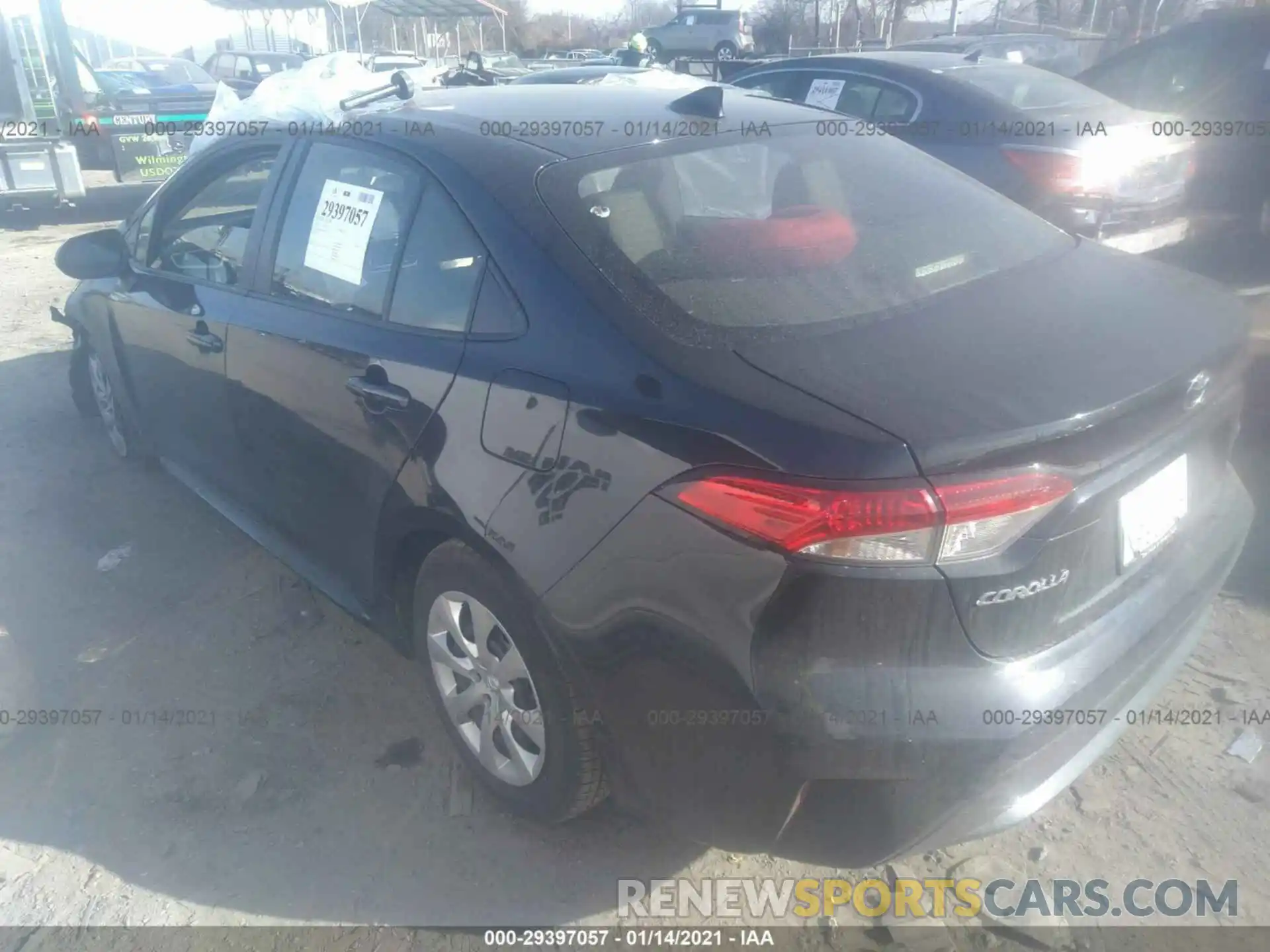 3 Photograph of a damaged car JTDEPMAE0MJ144277 TOYOTA COROLLA 2021