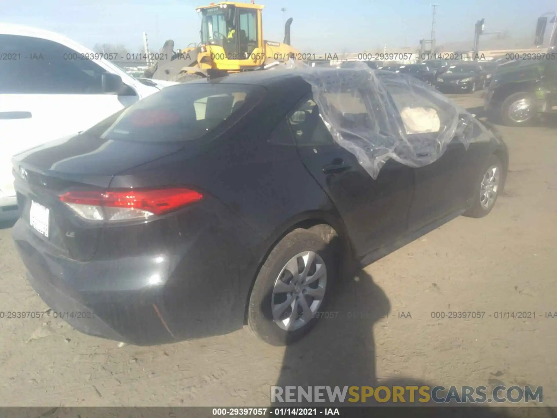 4 Photograph of a damaged car JTDEPMAE0MJ144277 TOYOTA COROLLA 2021