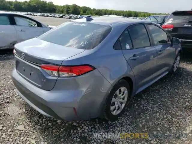 4 Photograph of a damaged car JTDEPMAE0MJ144831 TOYOTA COROLLA 2021