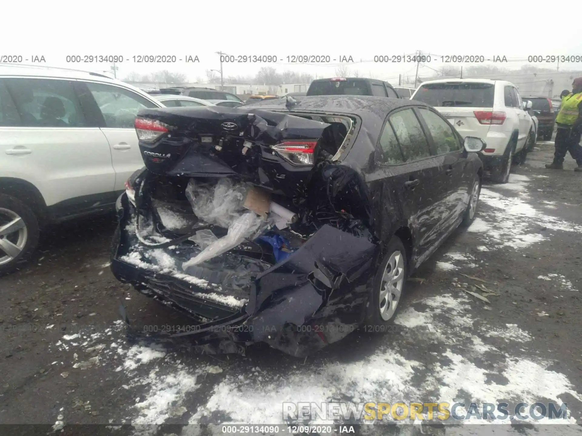 6 Photograph of a damaged car JTDEPMAE0MJ145008 TOYOTA COROLLA 2021
