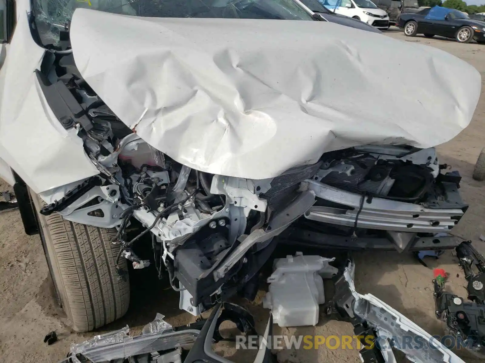 9 Photograph of a damaged car JTDEPMAE0MJ145039 TOYOTA COROLLA 2021