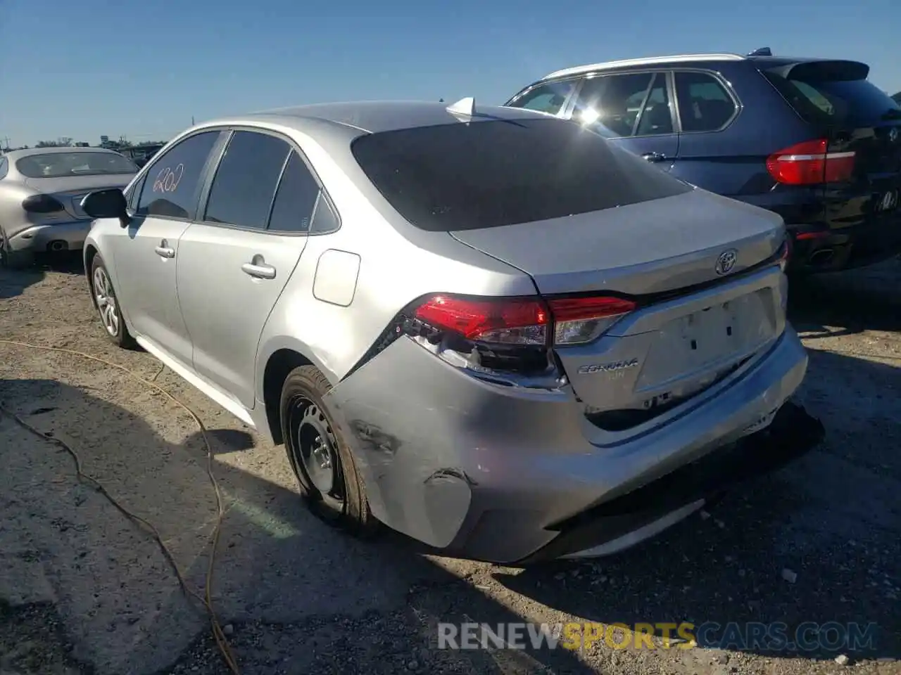 3 Photograph of a damaged car JTDEPMAE0MJ145185 TOYOTA COROLLA 2021