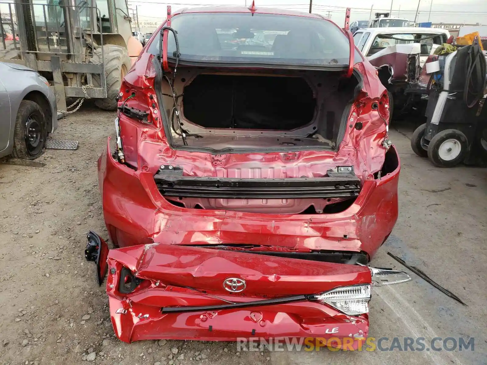 9 Photograph of a damaged car JTDEPMAE0MJ145204 TOYOTA COROLLA 2021