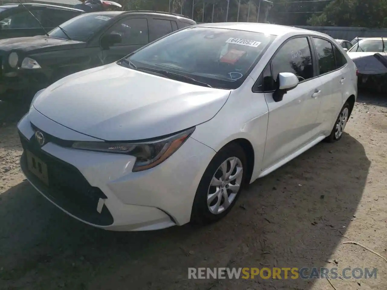 2 Photograph of a damaged car JTDEPMAE0MJ145381 TOYOTA COROLLA 2021