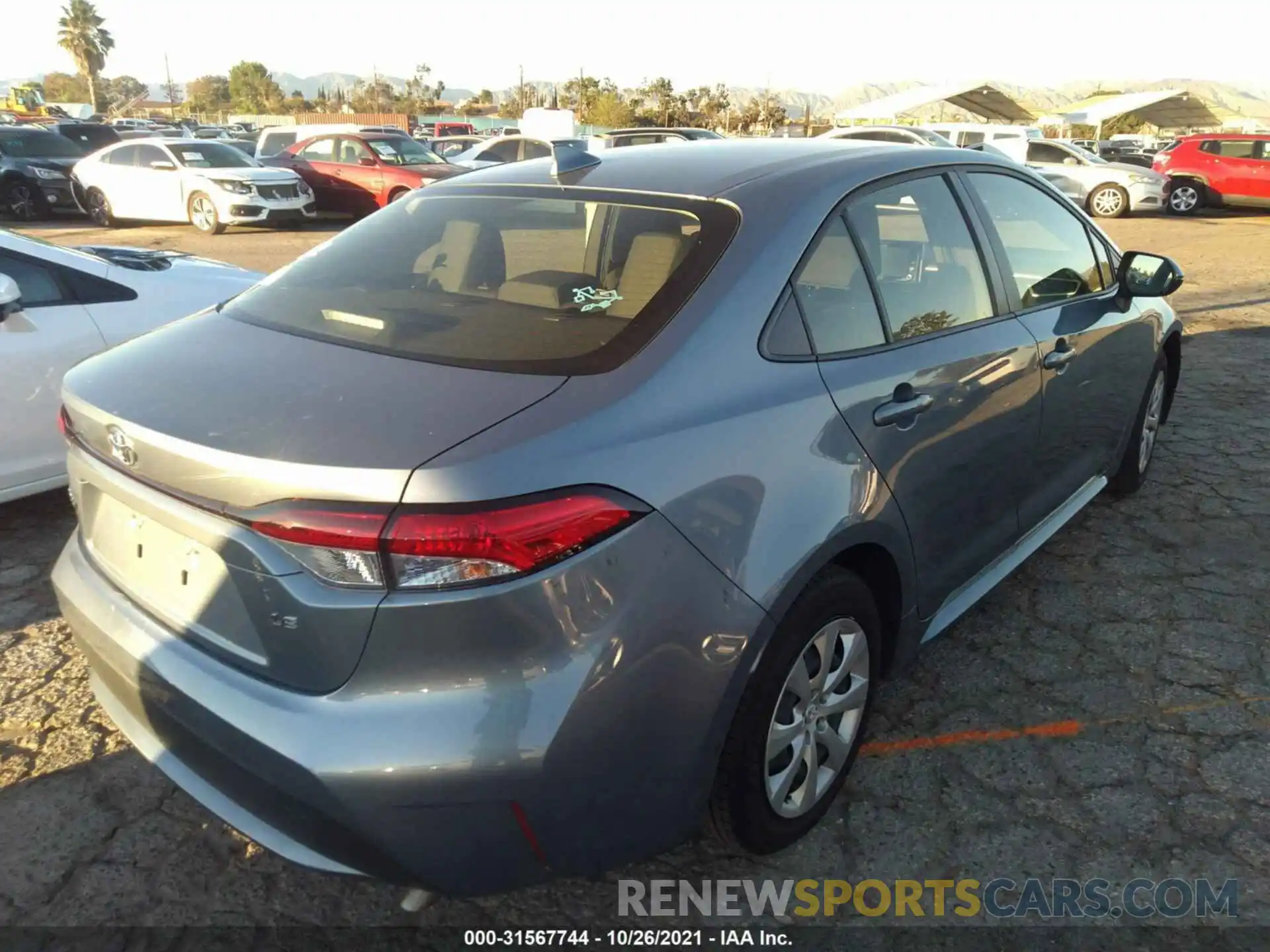 4 Photograph of a damaged car JTDEPMAE0MJ146398 TOYOTA COROLLA 2021