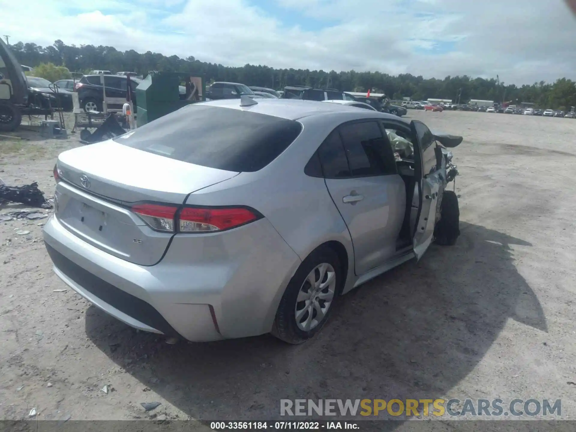 4 Photograph of a damaged car JTDEPMAE0MJ146837 TOYOTA COROLLA 2021