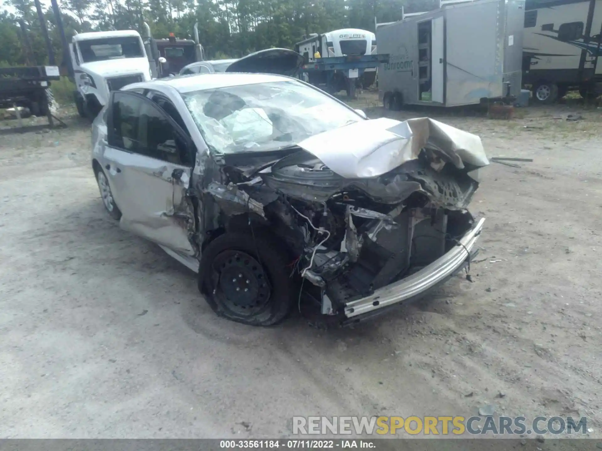 6 Photograph of a damaged car JTDEPMAE0MJ146837 TOYOTA COROLLA 2021