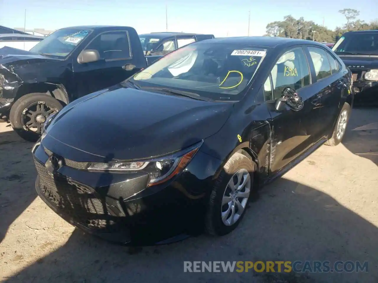 2 Photograph of a damaged car JTDEPMAE0MJ146885 TOYOTA COROLLA 2021