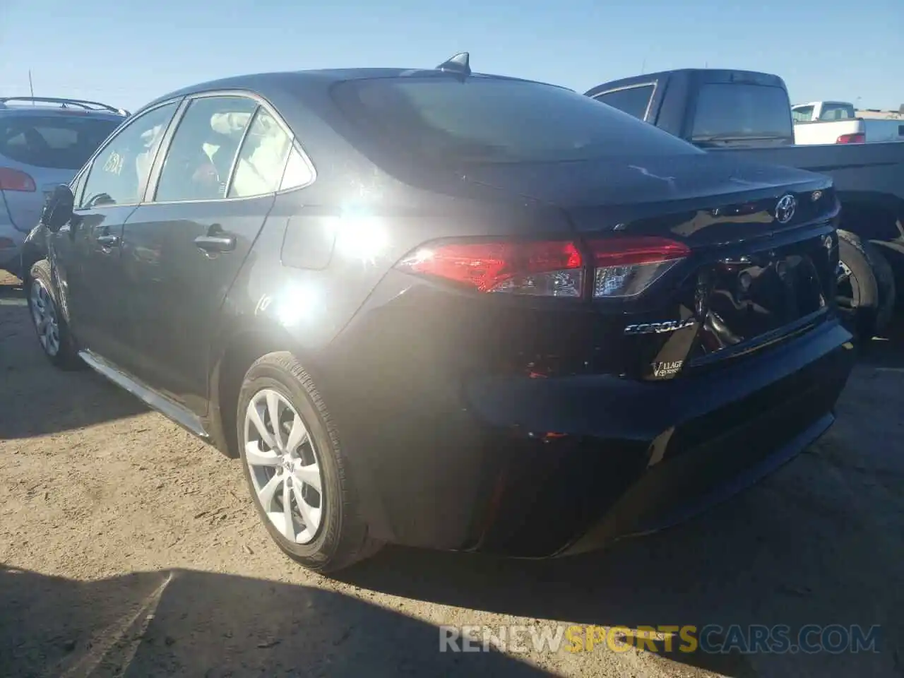 3 Photograph of a damaged car JTDEPMAE0MJ146885 TOYOTA COROLLA 2021