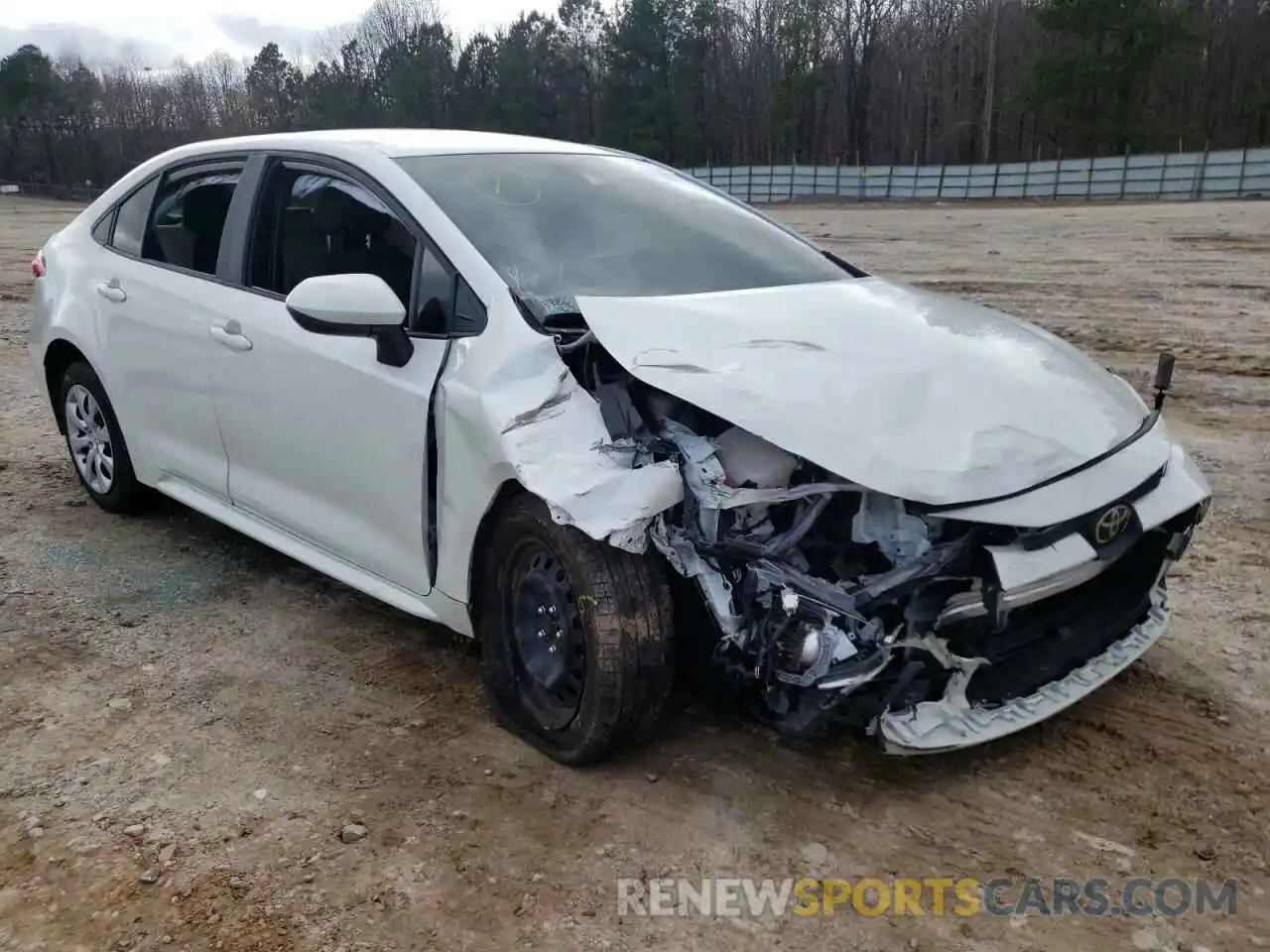 1 Photograph of a damaged car JTDEPMAE0MJ147437 TOYOTA COROLLA 2021