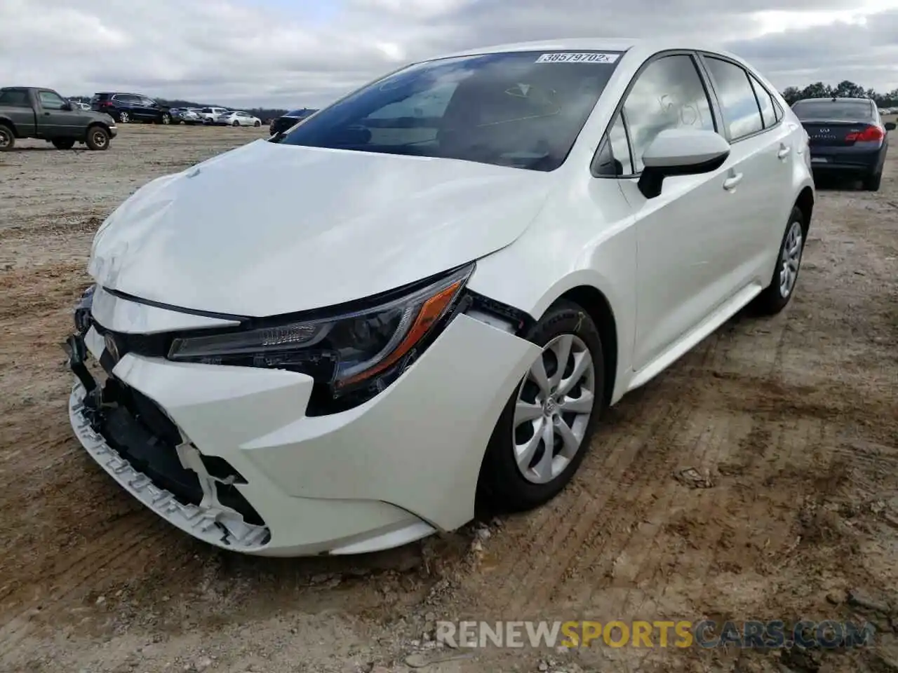 2 Photograph of a damaged car JTDEPMAE0MJ147437 TOYOTA COROLLA 2021