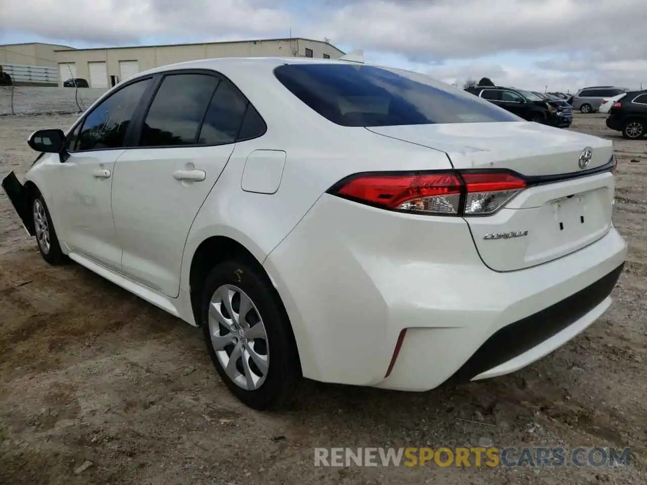 3 Photograph of a damaged car JTDEPMAE0MJ147437 TOYOTA COROLLA 2021