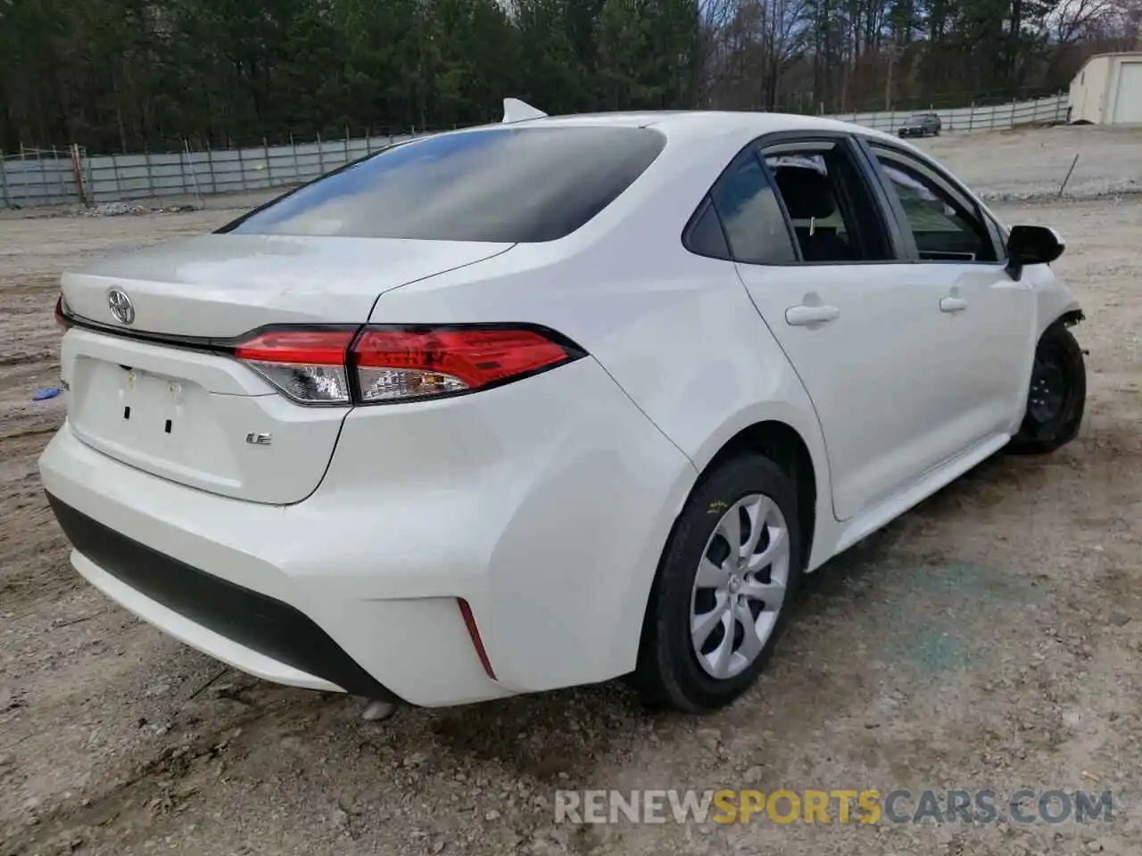 4 Photograph of a damaged car JTDEPMAE0MJ147437 TOYOTA COROLLA 2021