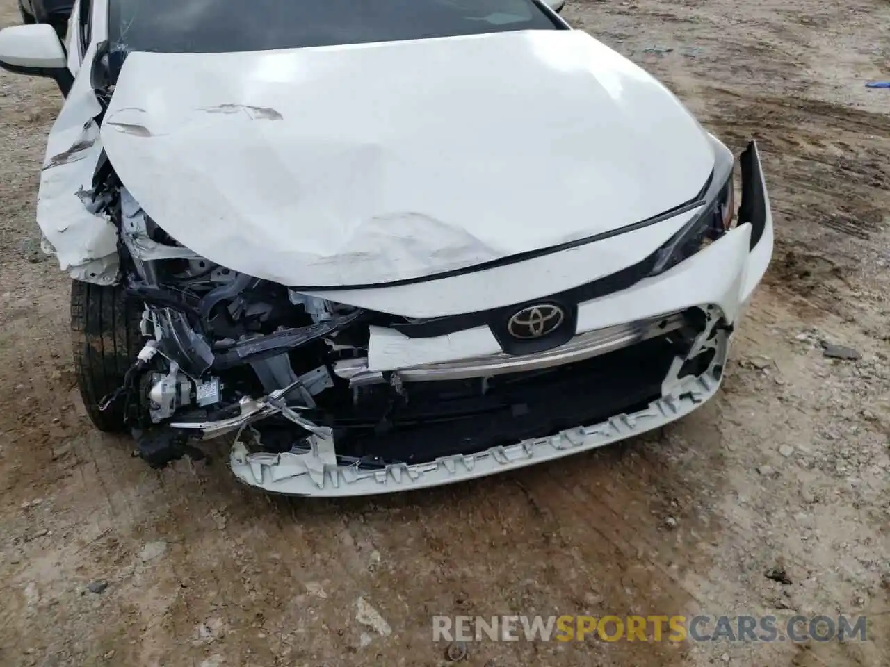 9 Photograph of a damaged car JTDEPMAE0MJ147437 TOYOTA COROLLA 2021