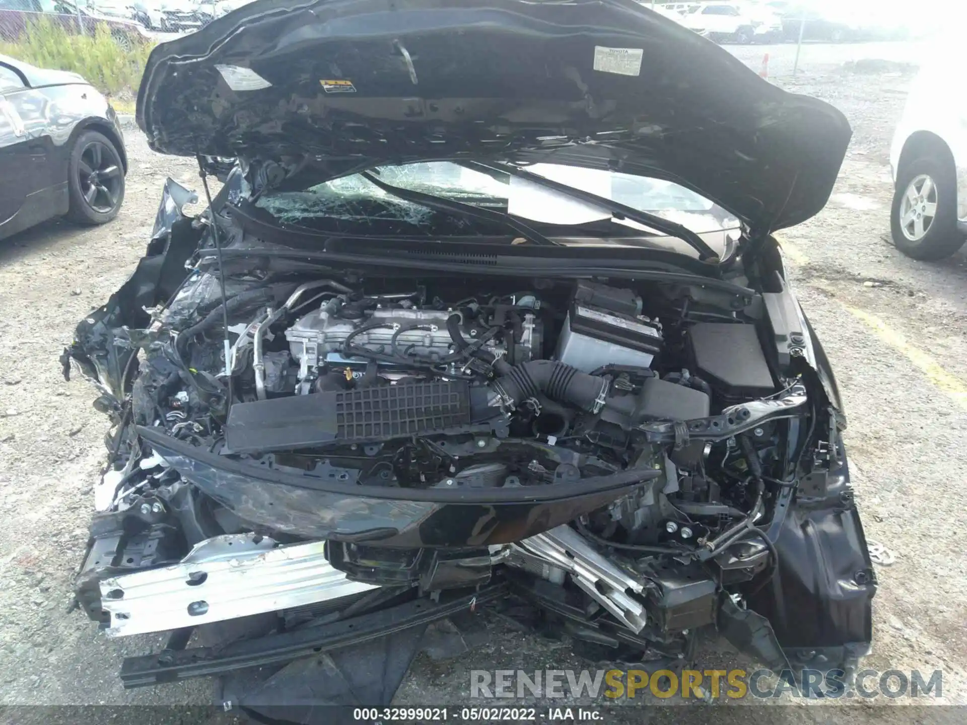 10 Photograph of a damaged car JTDEPMAE0MJ147891 TOYOTA COROLLA 2021