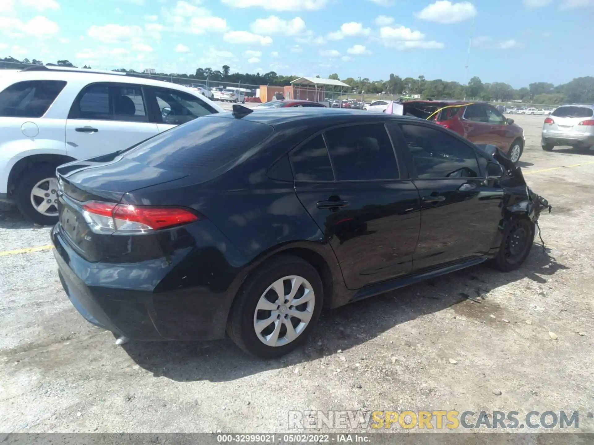 4 Photograph of a damaged car JTDEPMAE0MJ147891 TOYOTA COROLLA 2021