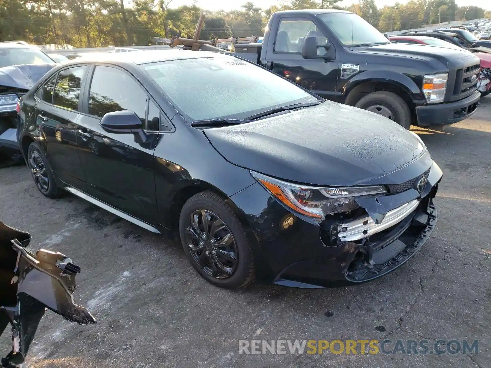 1 Photograph of a damaged car JTDEPMAE0MJ148233 TOYOTA COROLLA 2021