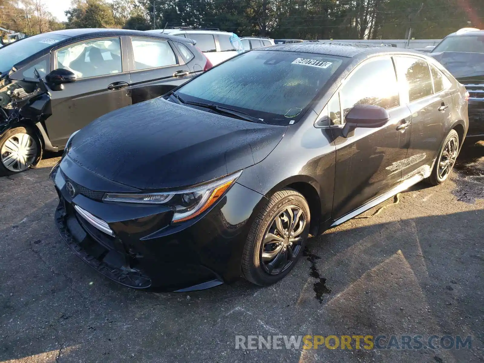 2 Photograph of a damaged car JTDEPMAE0MJ148233 TOYOTA COROLLA 2021