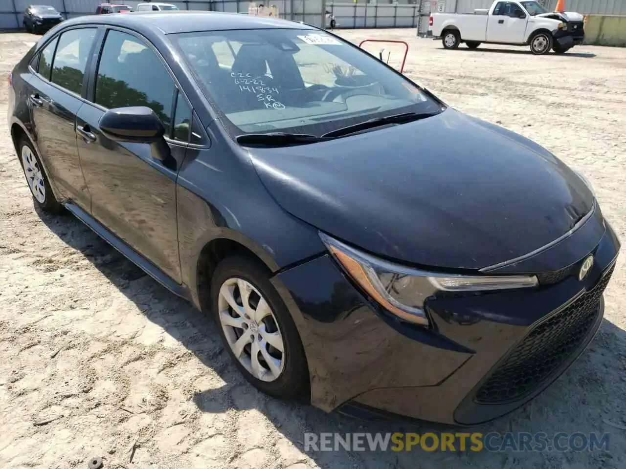 1 Photograph of a damaged car JTDEPMAE0MJ148247 TOYOTA COROLLA 2021