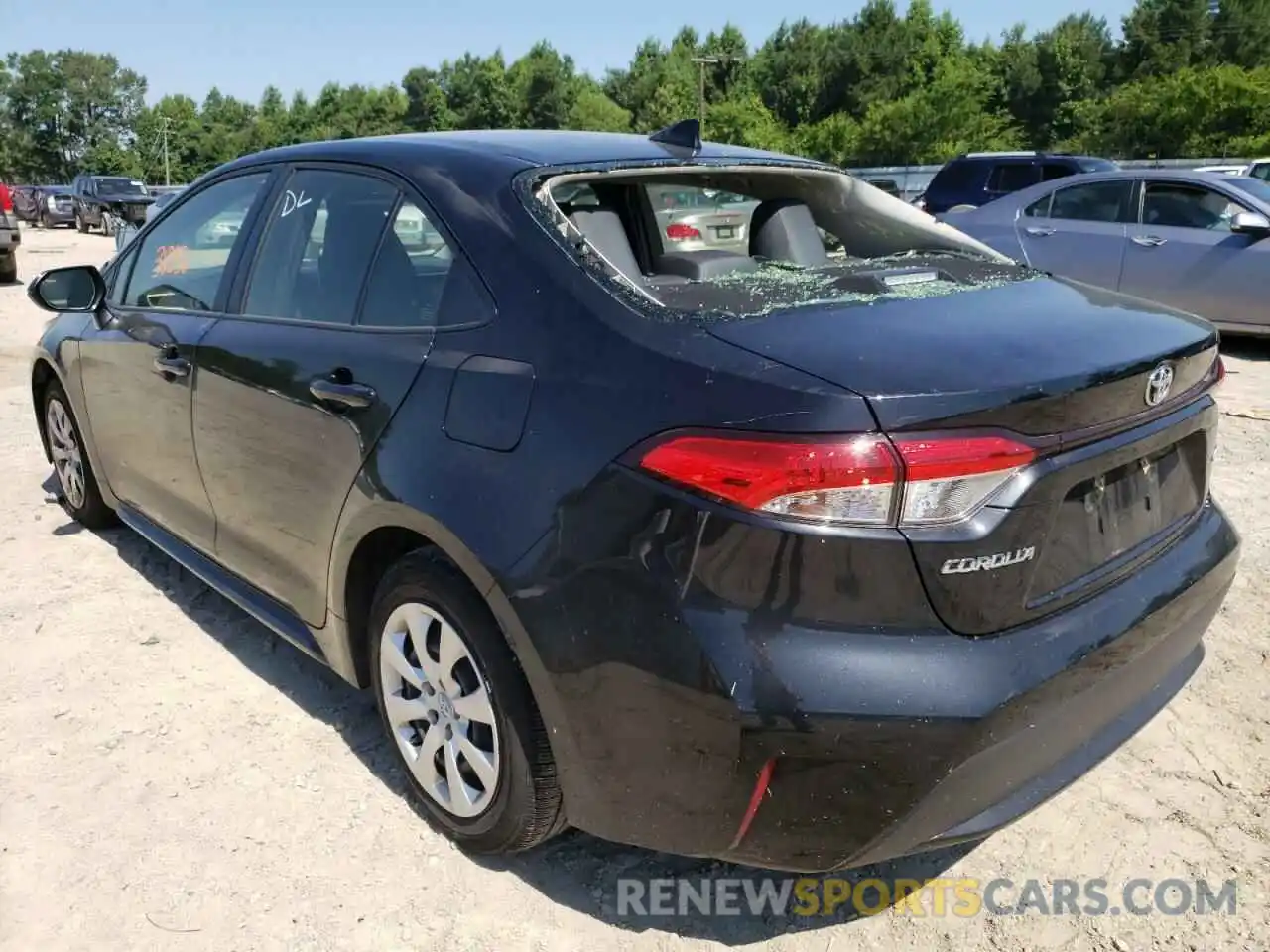 3 Photograph of a damaged car JTDEPMAE0MJ148247 TOYOTA COROLLA 2021