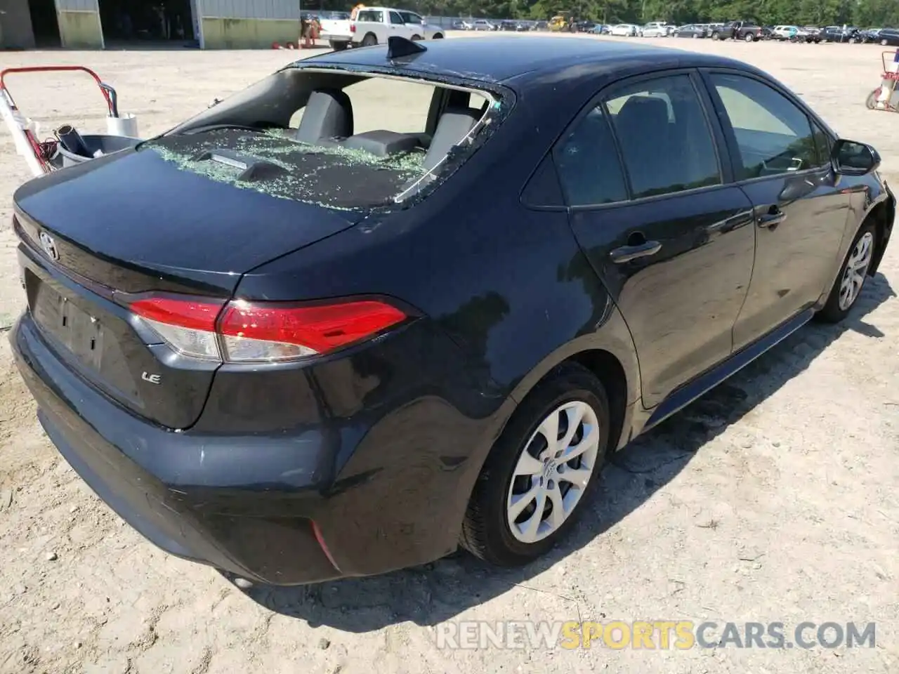 4 Photograph of a damaged car JTDEPMAE0MJ148247 TOYOTA COROLLA 2021