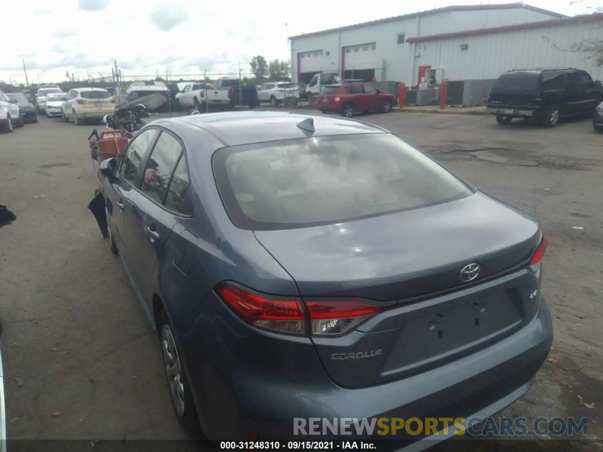 3 Photograph of a damaged car JTDEPMAE0MJ148328 TOYOTA COROLLA 2021