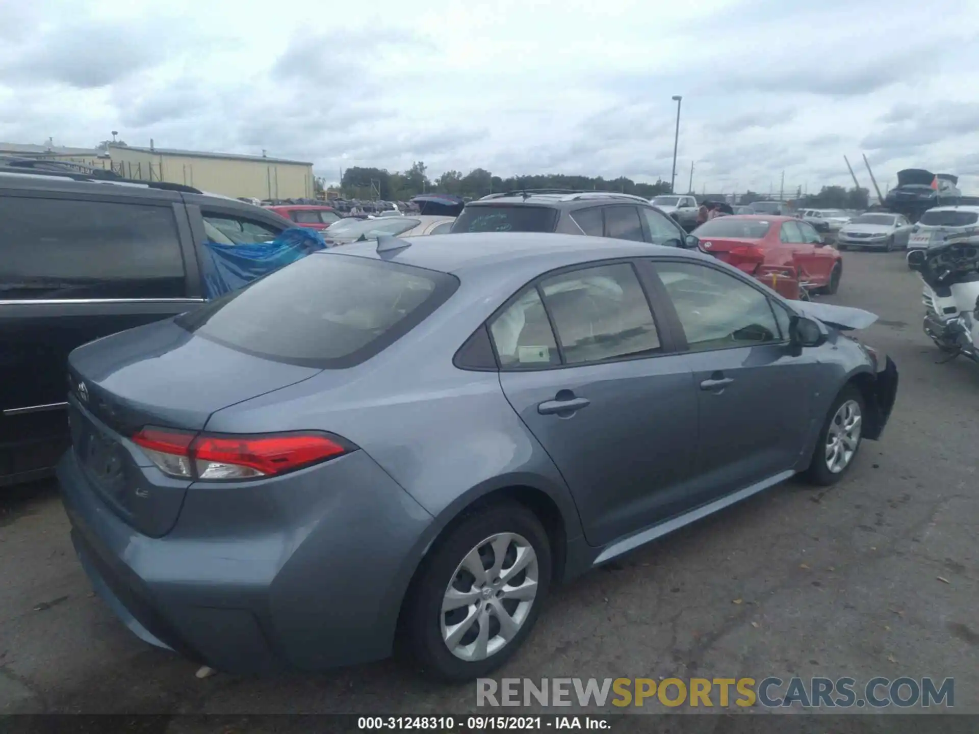 4 Photograph of a damaged car JTDEPMAE0MJ148328 TOYOTA COROLLA 2021