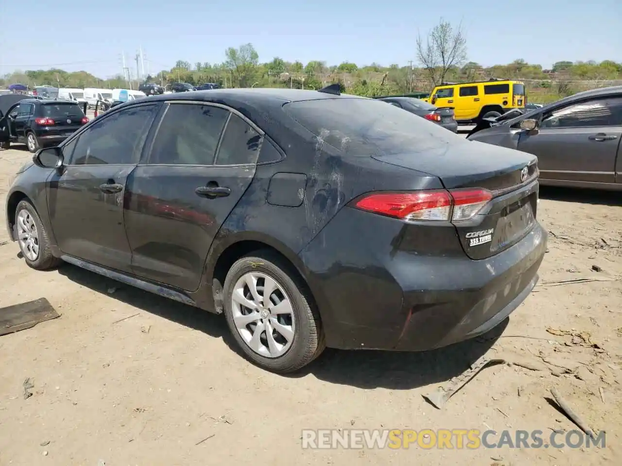 3 Photograph of a damaged car JTDEPMAE0MJ148524 TOYOTA COROLLA 2021