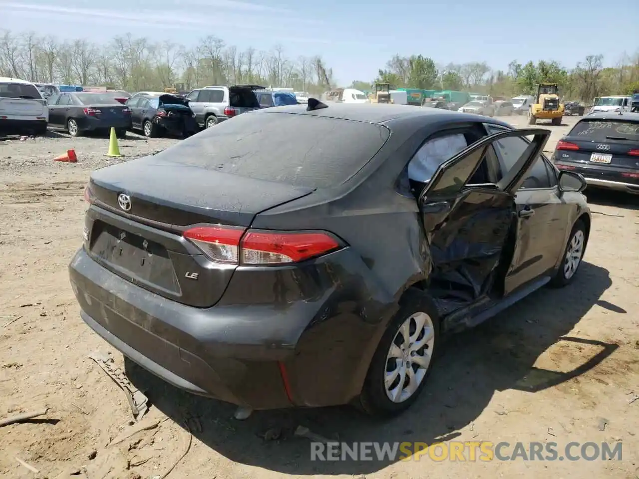 4 Photograph of a damaged car JTDEPMAE0MJ148524 TOYOTA COROLLA 2021