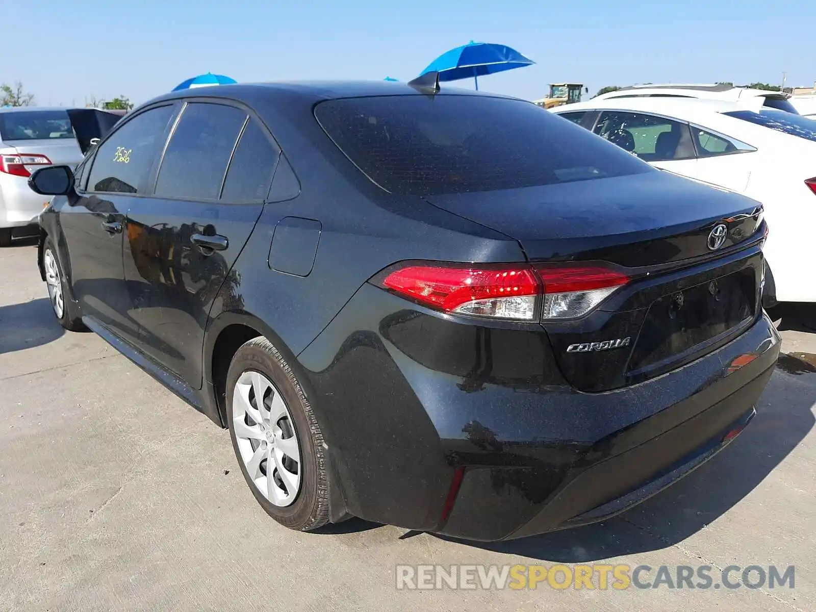 3 Photograph of a damaged car JTDEPMAE0MJ148796 TOYOTA COROLLA 2021