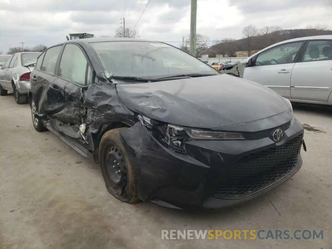 1 Photograph of a damaged car JTDEPMAE0MJ149236 TOYOTA COROLLA 2021