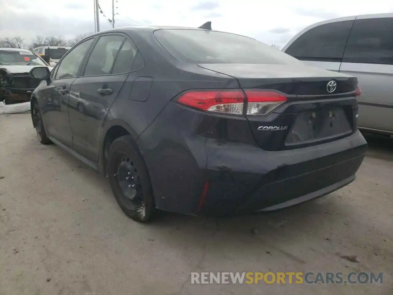 3 Photograph of a damaged car JTDEPMAE0MJ149236 TOYOTA COROLLA 2021