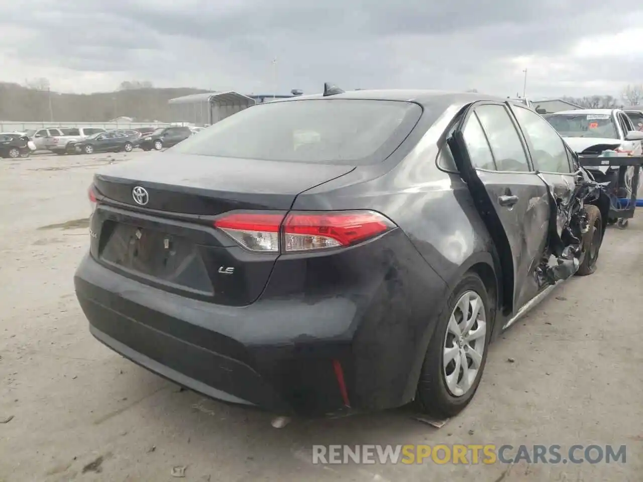 4 Photograph of a damaged car JTDEPMAE0MJ149236 TOYOTA COROLLA 2021