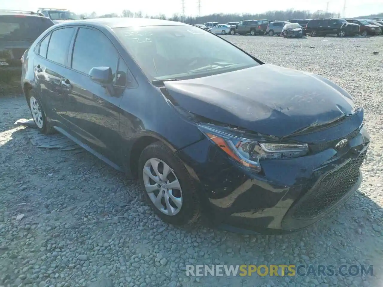 1 Photograph of a damaged car JTDEPMAE0MJ149950 TOYOTA COROLLA 2021