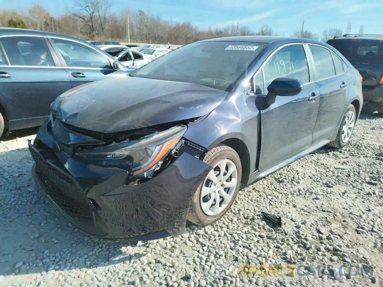 2 Photograph of a damaged car JTDEPMAE0MJ149950 TOYOTA COROLLA 2021