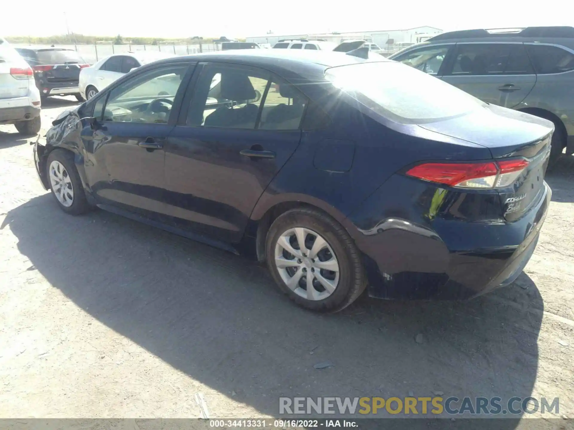 3 Photograph of a damaged car JTDEPMAE0MJ150256 TOYOTA COROLLA 2021