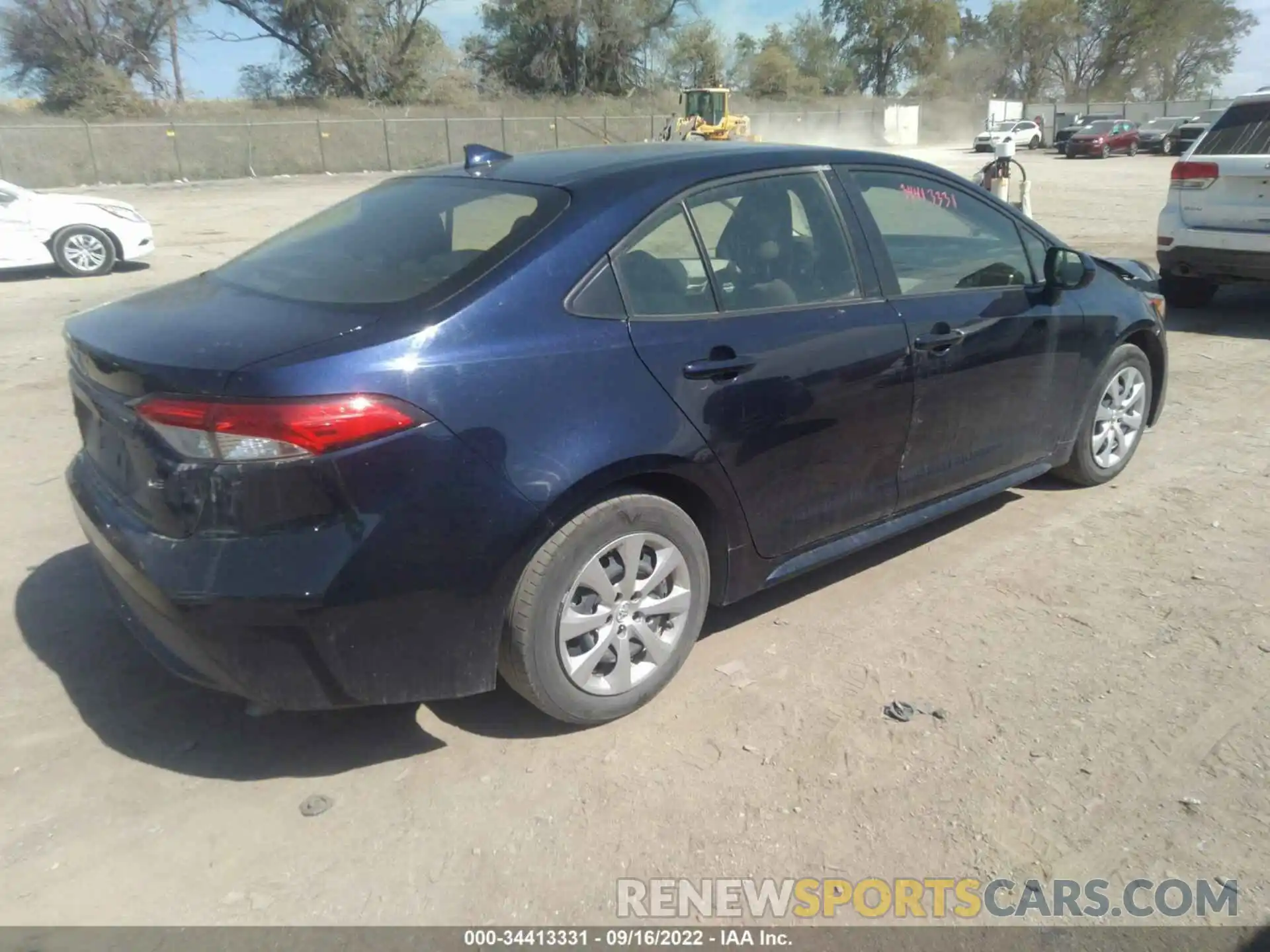 4 Photograph of a damaged car JTDEPMAE0MJ150256 TOYOTA COROLLA 2021