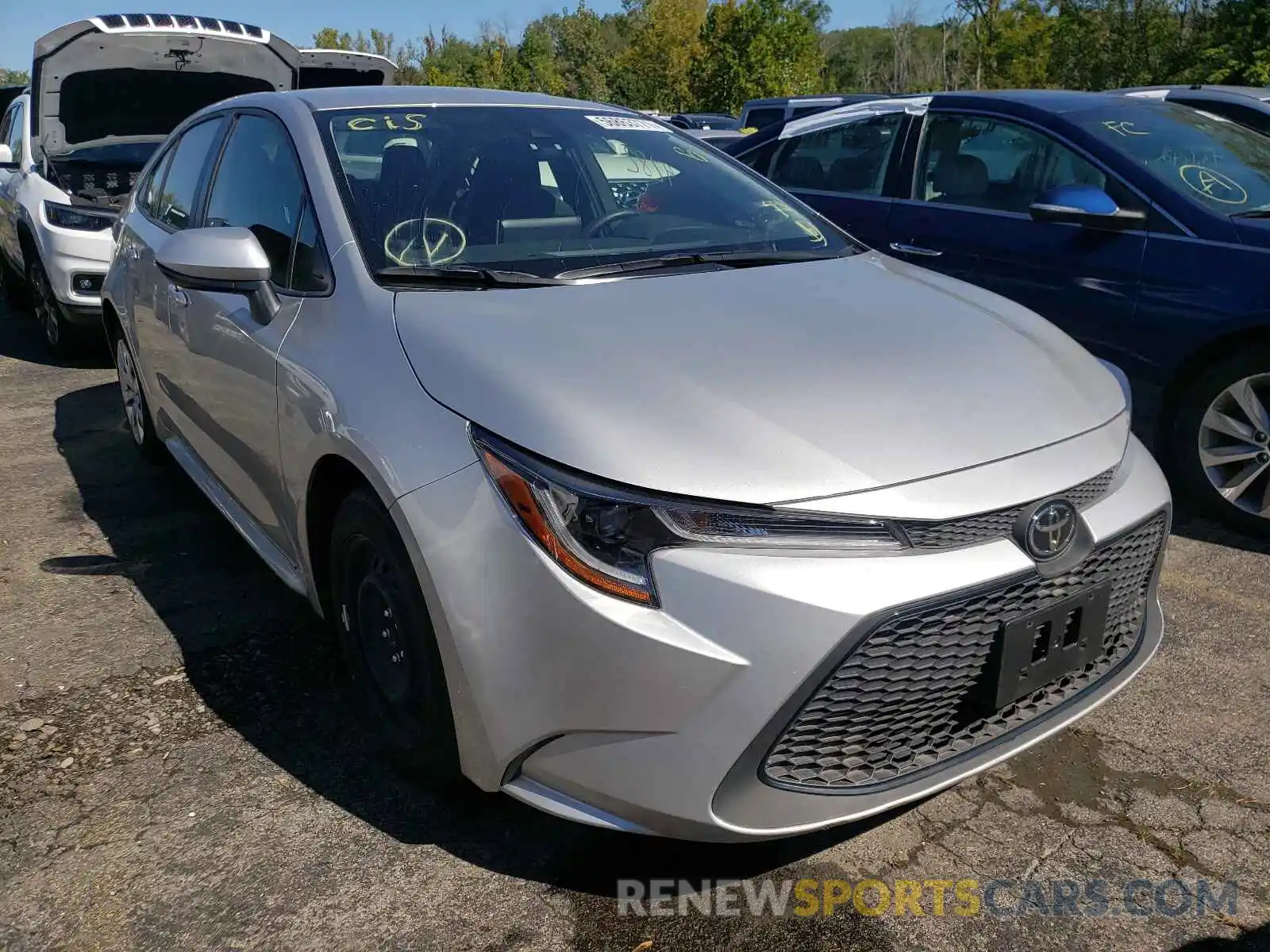 1 Photograph of a damaged car JTDEPMAE0MJ150919 TOYOTA COROLLA 2021