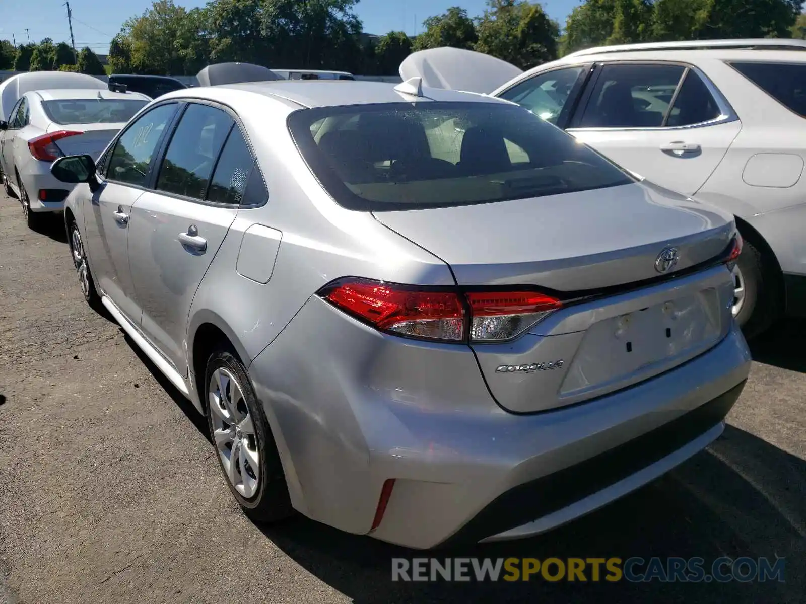 3 Photograph of a damaged car JTDEPMAE0MJ150919 TOYOTA COROLLA 2021