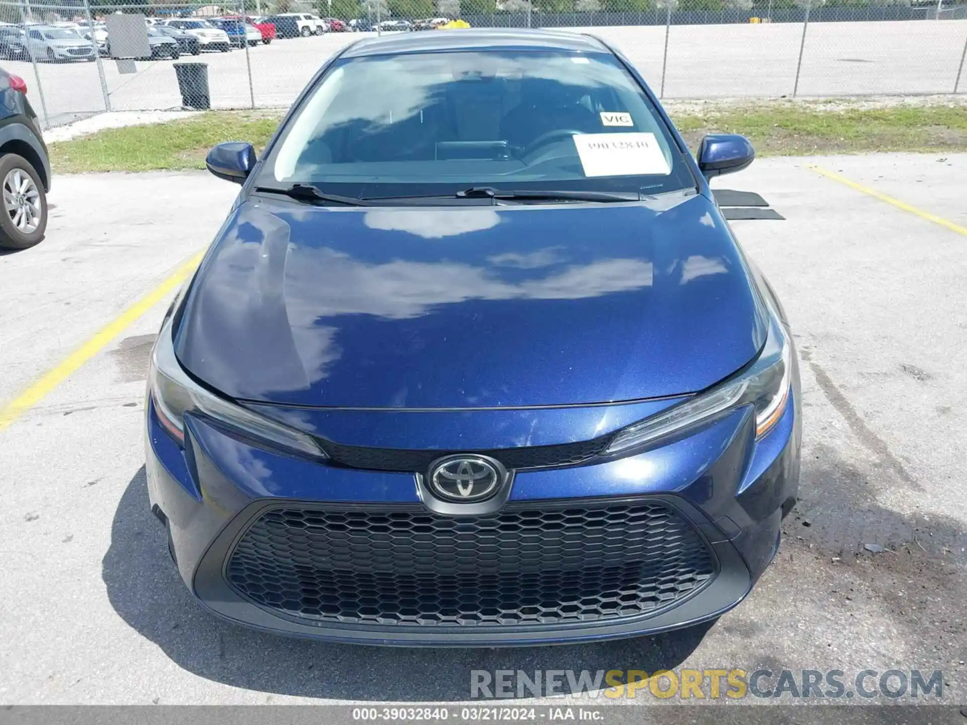 12 Photograph of a damaged car JTDEPMAE0MJ151164 TOYOTA COROLLA 2021